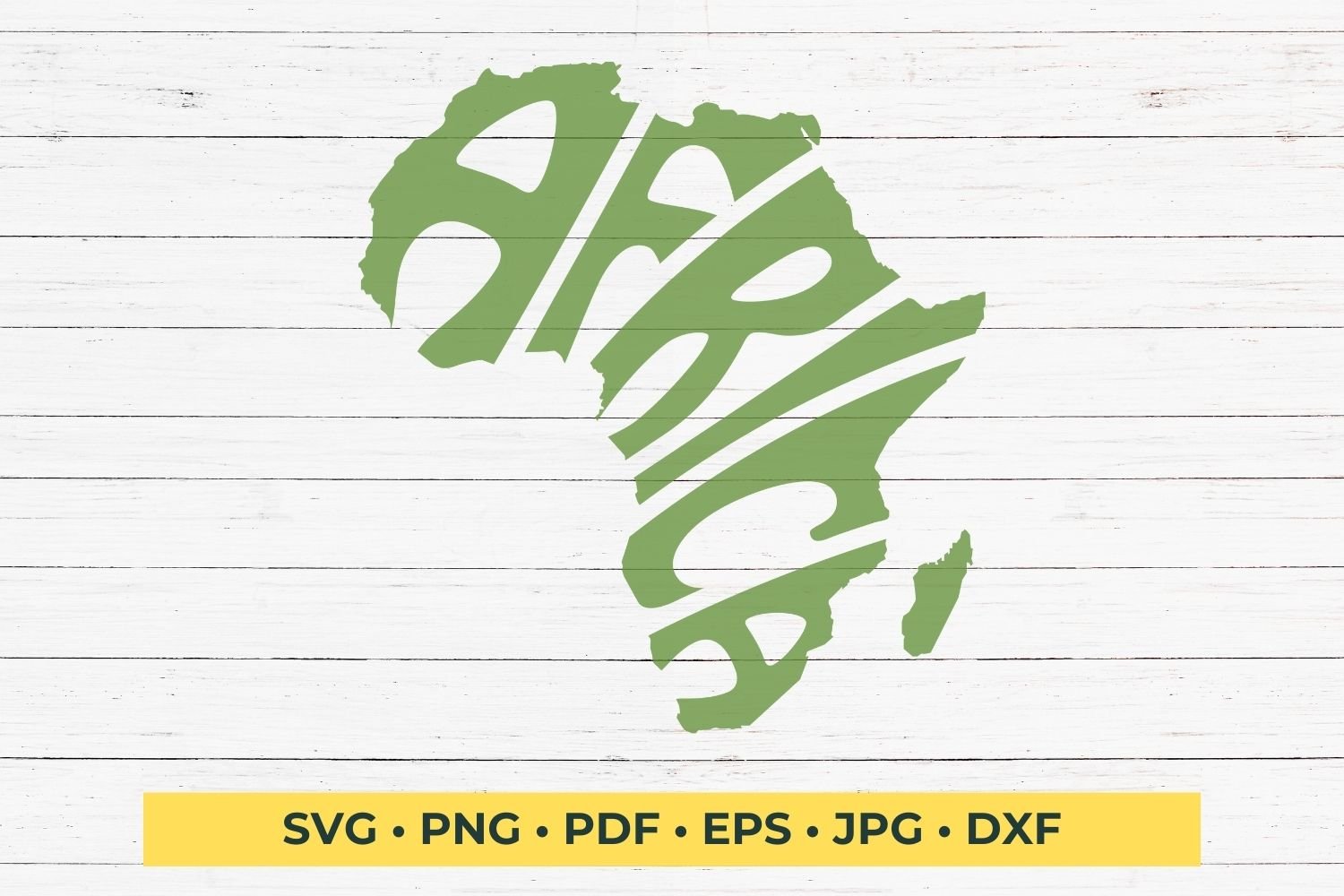 This design features the word Africa creatively integrated into the silhouette of the continent, symbolizing the diversity, richness, and heritage of the African continent. Perfect for crafting projects, decor, or educational materials that honor the spir