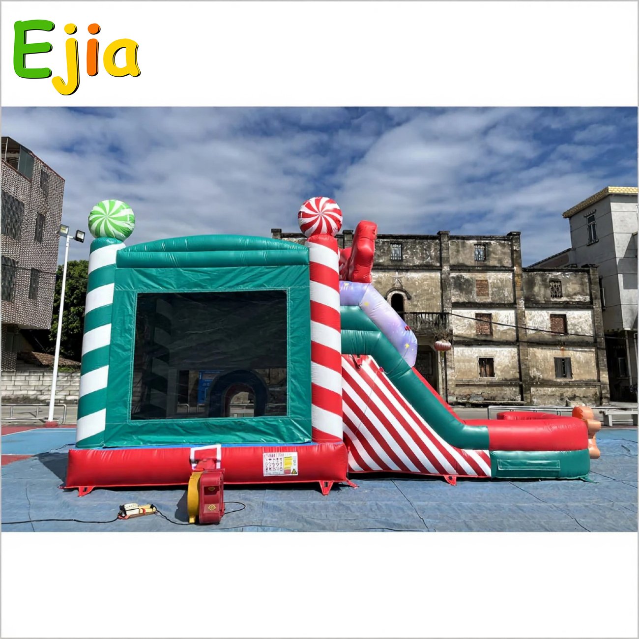 festive-water-slide-bounce-house-commercial-grade