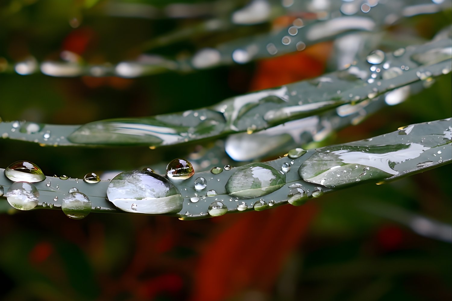 water droplets photography, macro water drops, dew on leaf, nature macro, green leaf with water, water bead close-up, raindrop art, M.A.L.K photography, photodeck nature, google images water, high resolution macro, water droplet symbolism, nature lover gi
