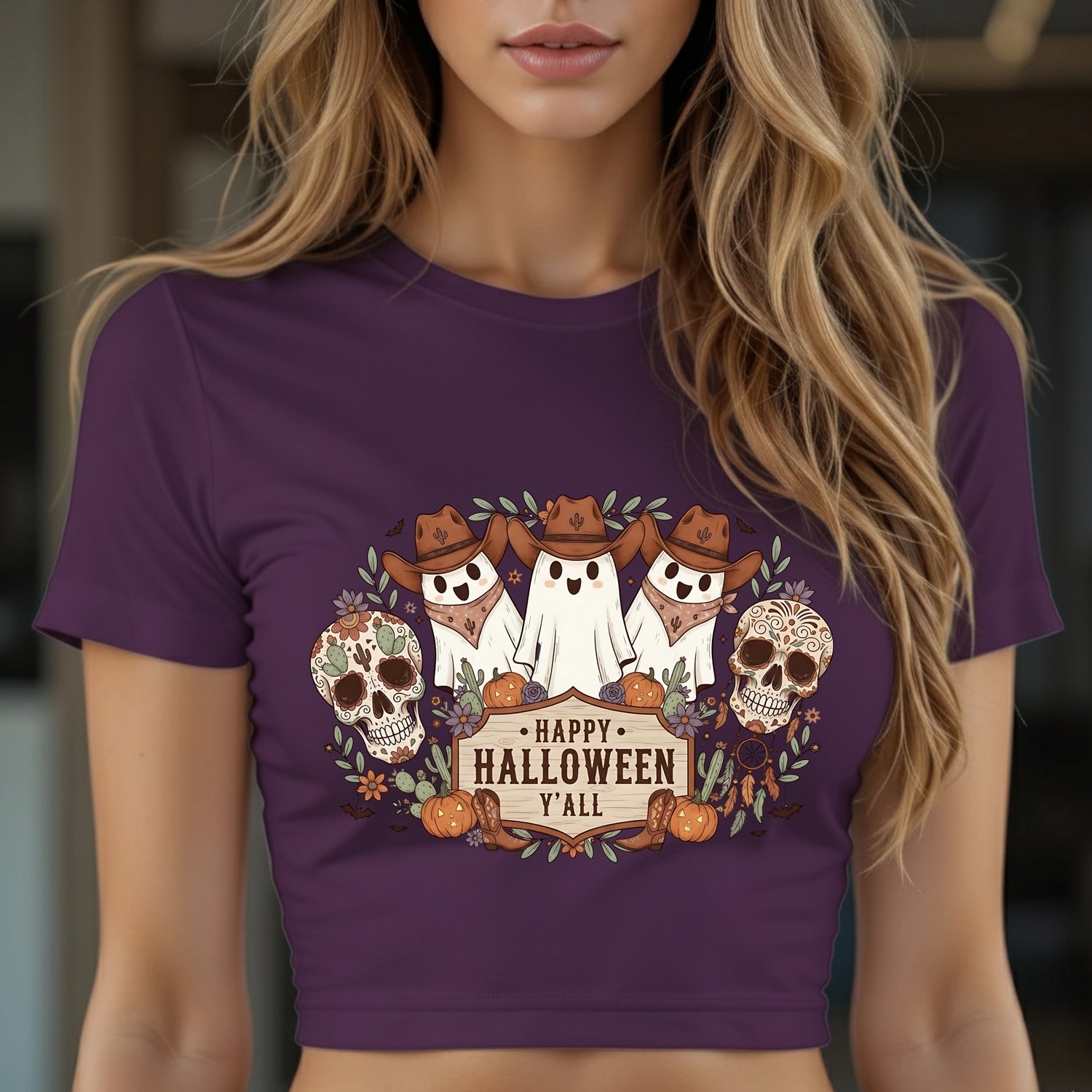 Cowboy Ghosts, Halloween Country, Western Sublimation, Cowboy PNG, Halloween SVG, Happy Halloween Y'all, Mexican Skull, Sugar Skull Clipart, Boots Design, Western Ghost, Commercial Use PNG, 300dpi File, Halloween Crafts, Country Crafting, Halloween T-Shir