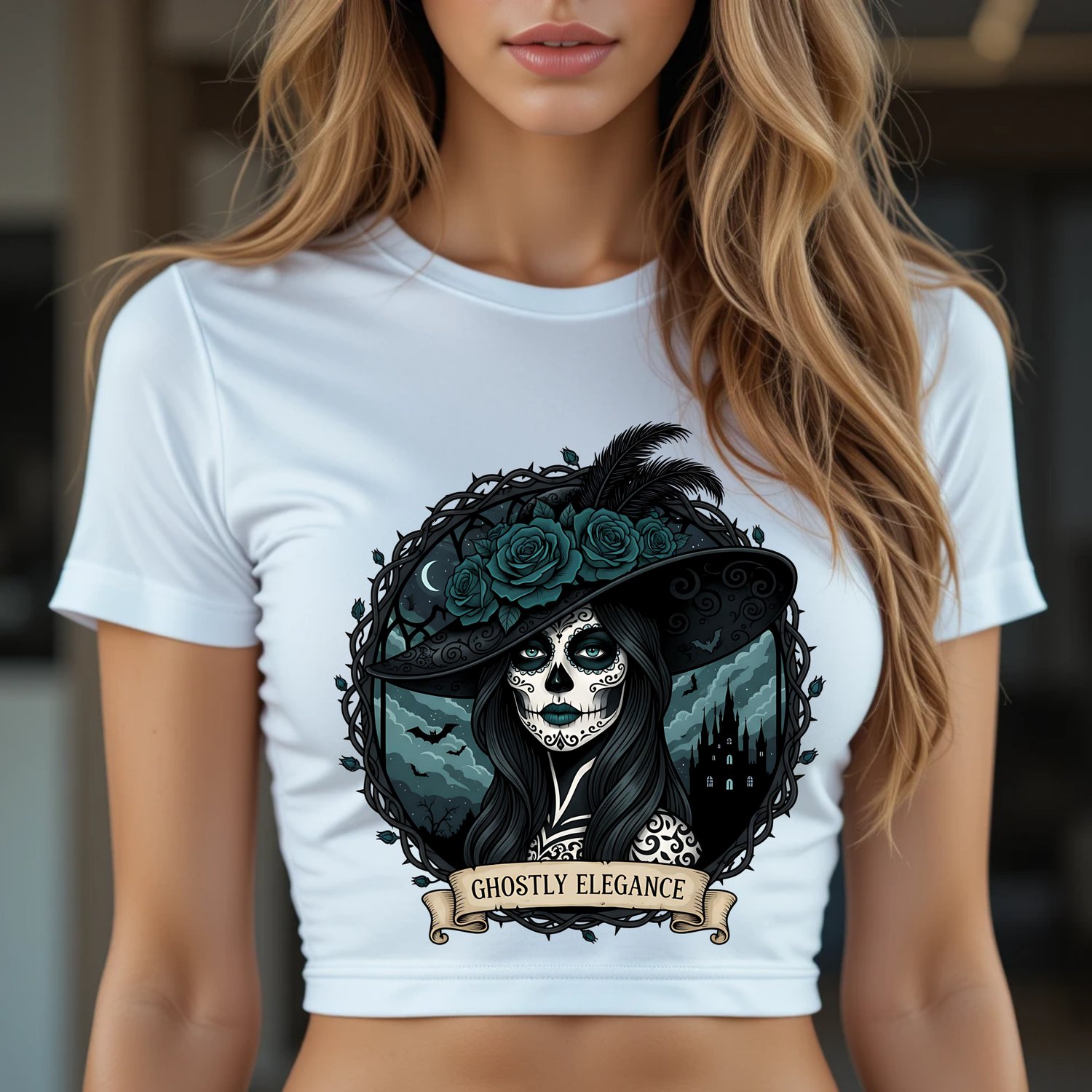 Catrina clipart, Halloween png, Day of the Dead svg, Catrina svg, Gothic clipart, Halloween illustration, Catrina digital art, Halloween clipart, png transparent background, Cricut Halloween design, Catrina sublimation, Halloween decoration, Elegant clipa