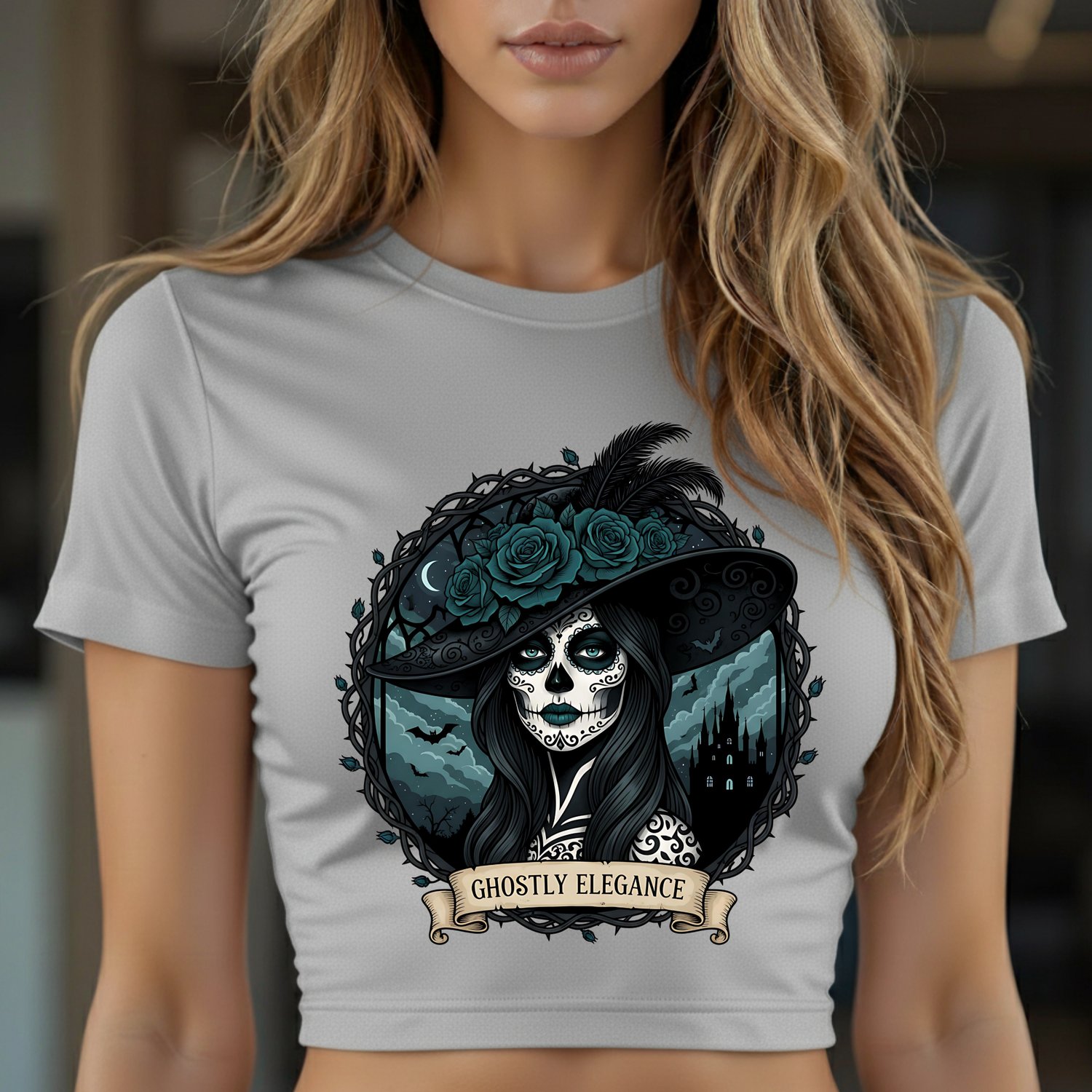 Catrina clipart, Halloween png, Day of the Dead svg, Catrina svg, Gothic clipart, Halloween illustration, Catrina digital art, Halloween clipart, png transparent background, Cricut Halloween design, Catrina sublimation, Halloween decoration, Elegant clipa