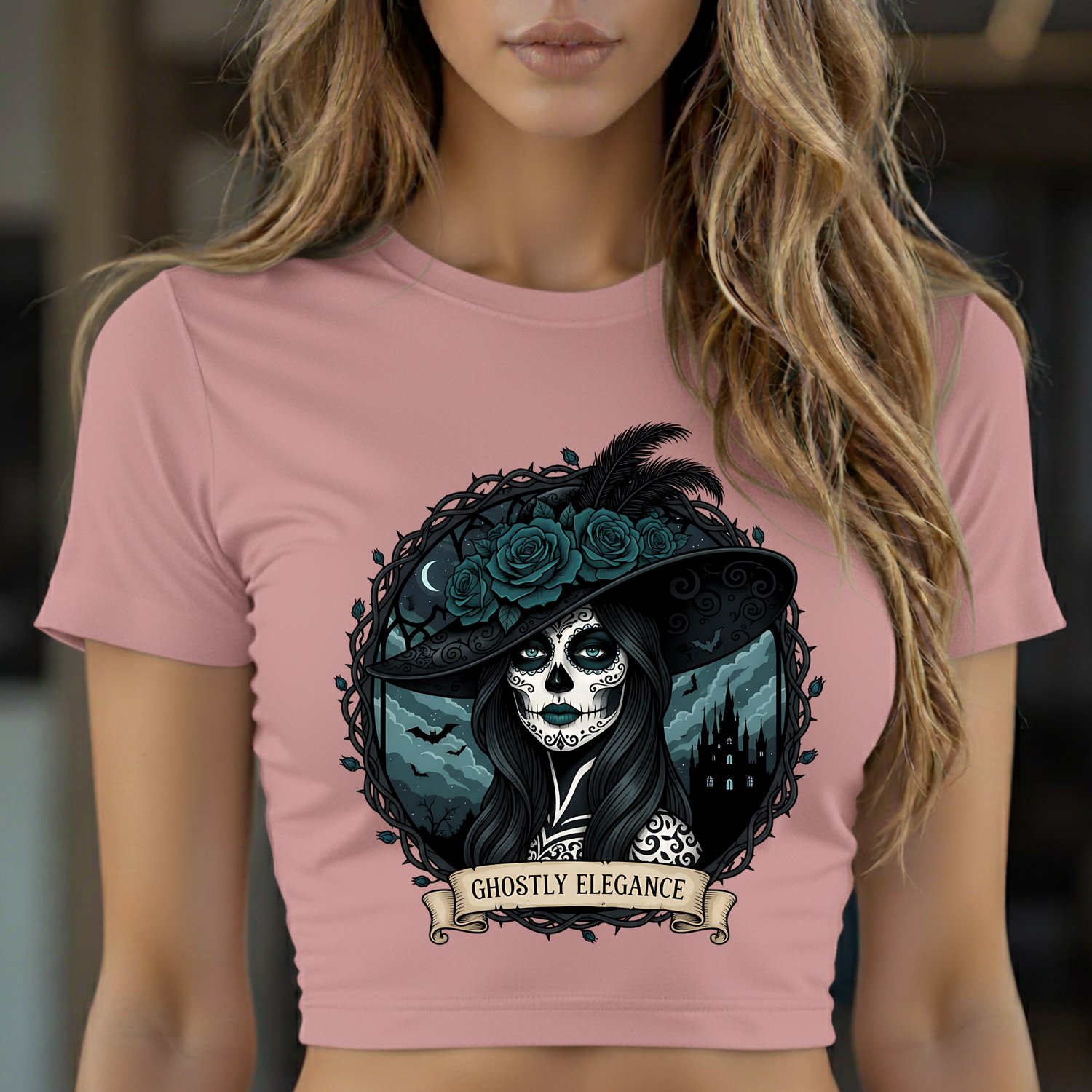 Catrina clipart, Halloween png, Day of the Dead svg, Catrina svg, Gothic clipart, Halloween illustration, Catrina digital art, Halloween clipart, png transparent background, Cricut Halloween design, Catrina sublimation, Halloween decoration, Elegant clipa