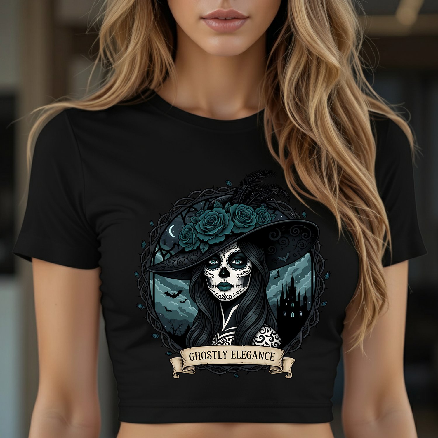 Catrina clipart, Halloween png, Day of the Dead svg, Catrina svg, Gothic clipart, Halloween illustration, Catrina digital art, Halloween clipart, png transparent background, Cricut Halloween design, Catrina sublimation, Halloween decoration, Elegant clipa