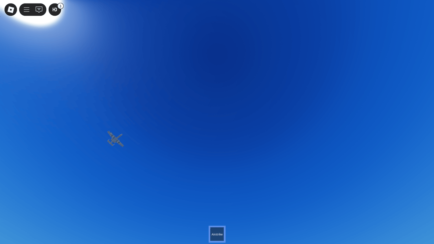 Airstrike tool in Roblox battlefield