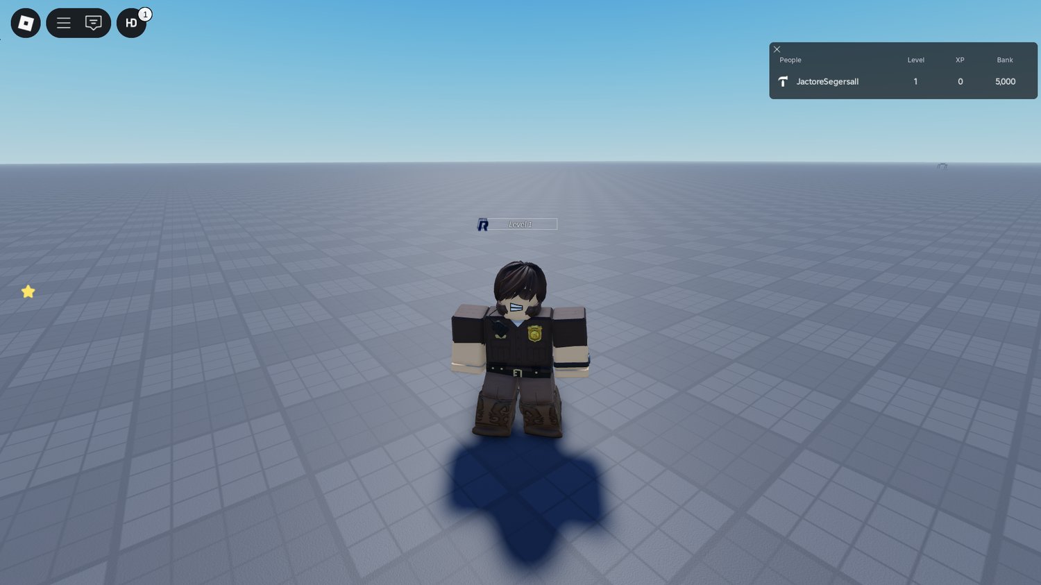Roblox leveling system with milestones and rewards