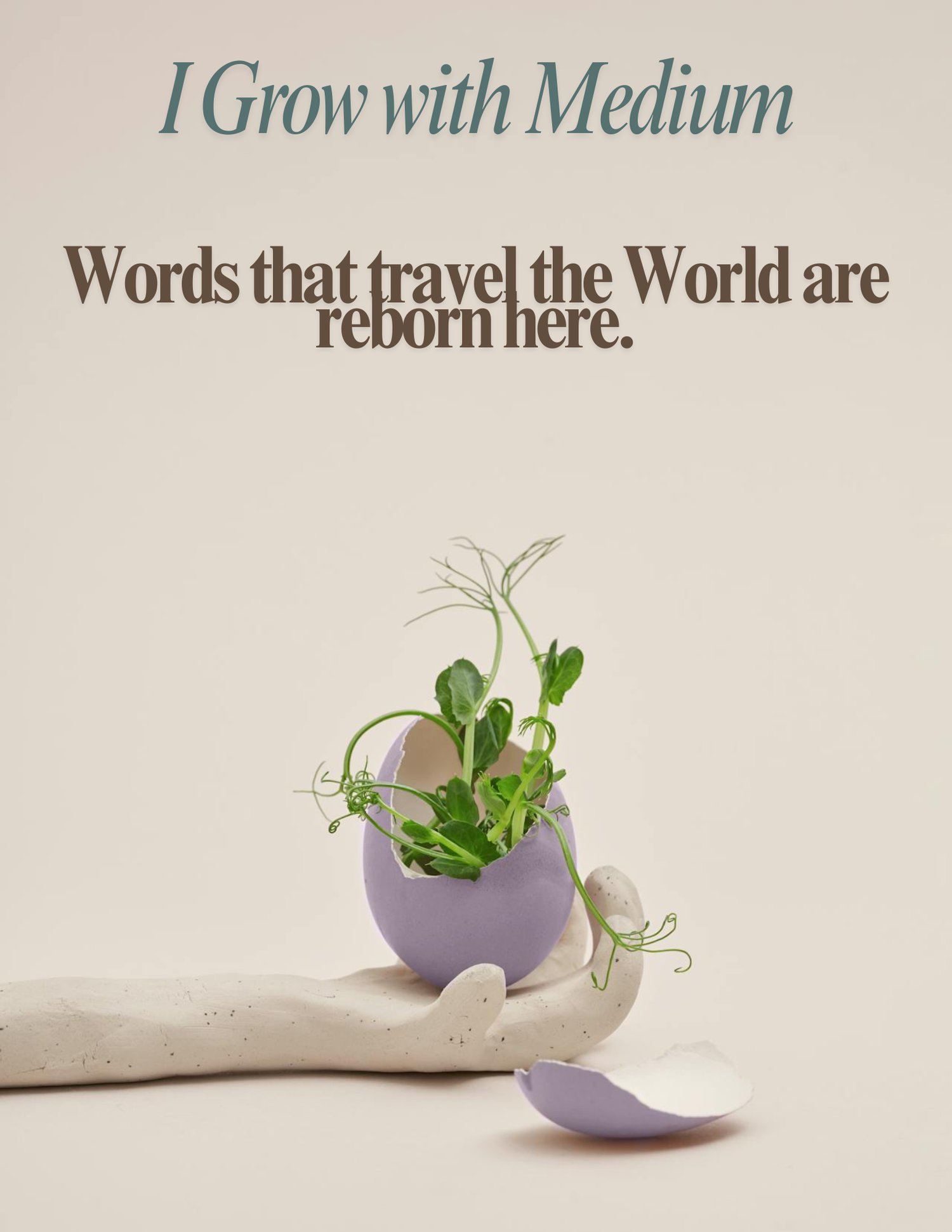 2026 Medium Calendar and Poster- I Grow with Medium