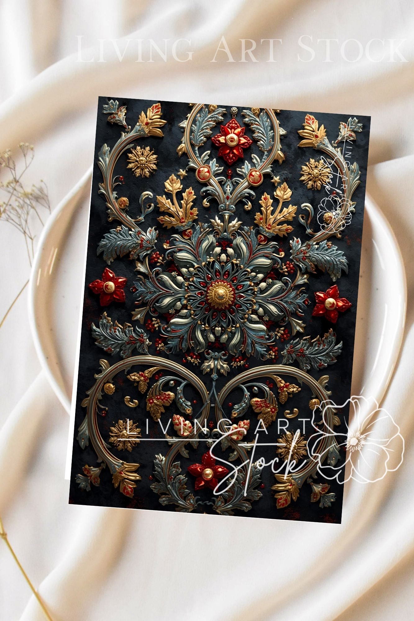 Unique christmas card design