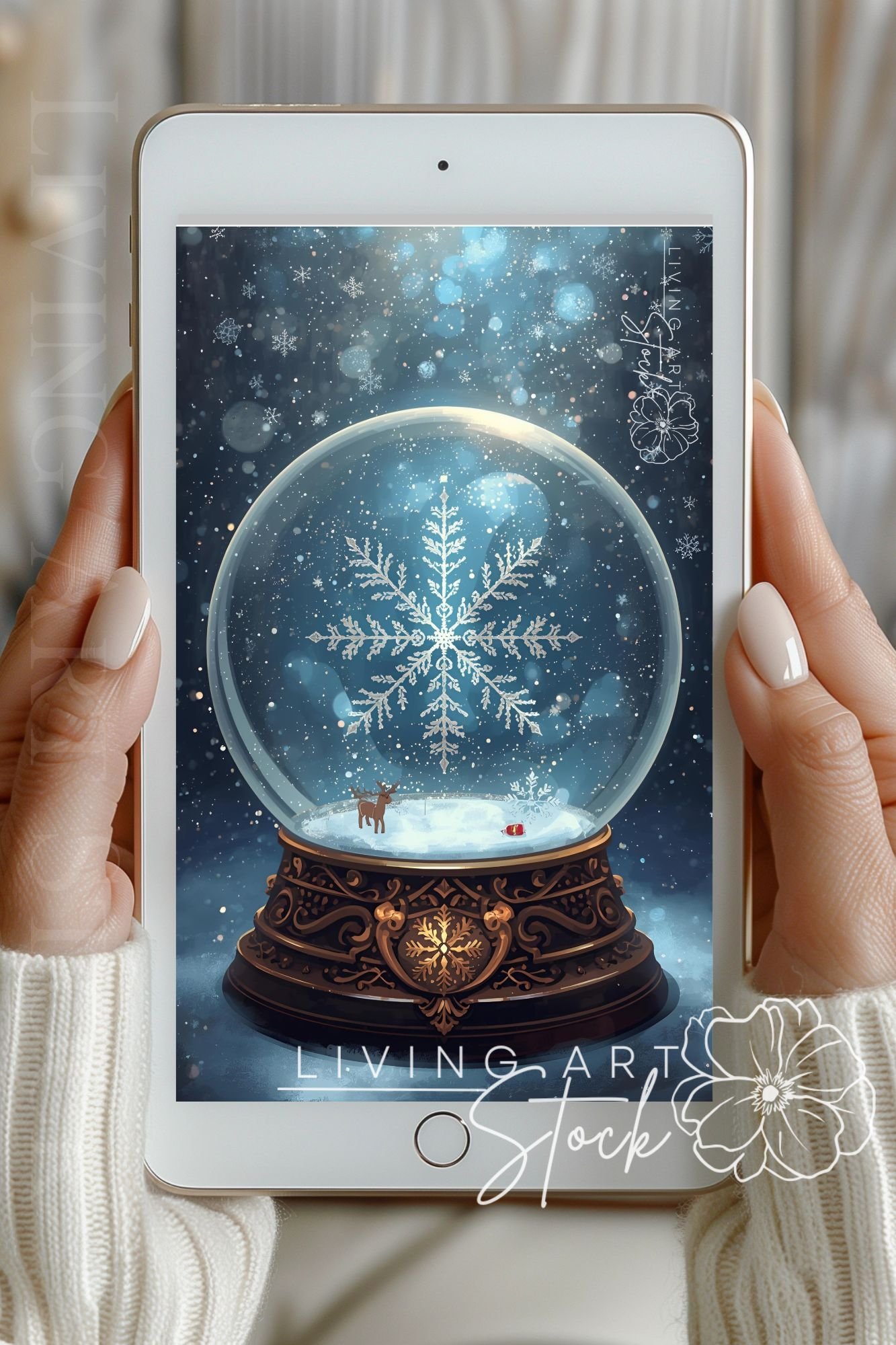 Snowglobe wallpaper