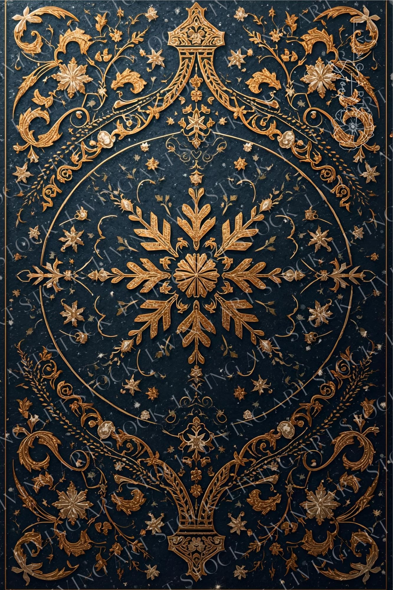 Christmas Ornament Motif Wallpaper