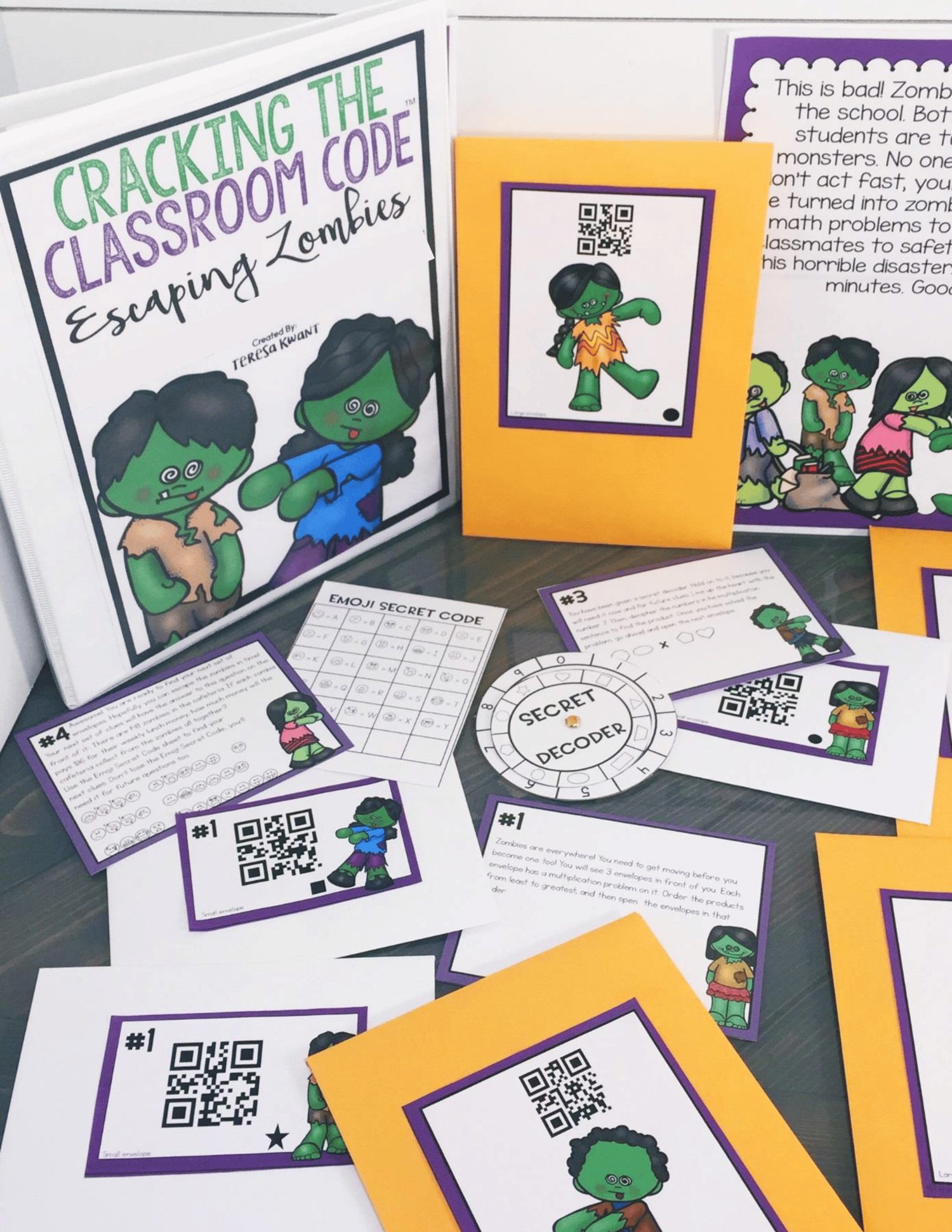 Halloween Escape Room 2nd Grade Math Place Value Cracking the Classroom Code™