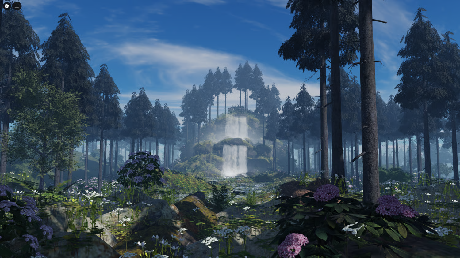 Large Realistic Forest Map – 8K Island Terrain for Roblox