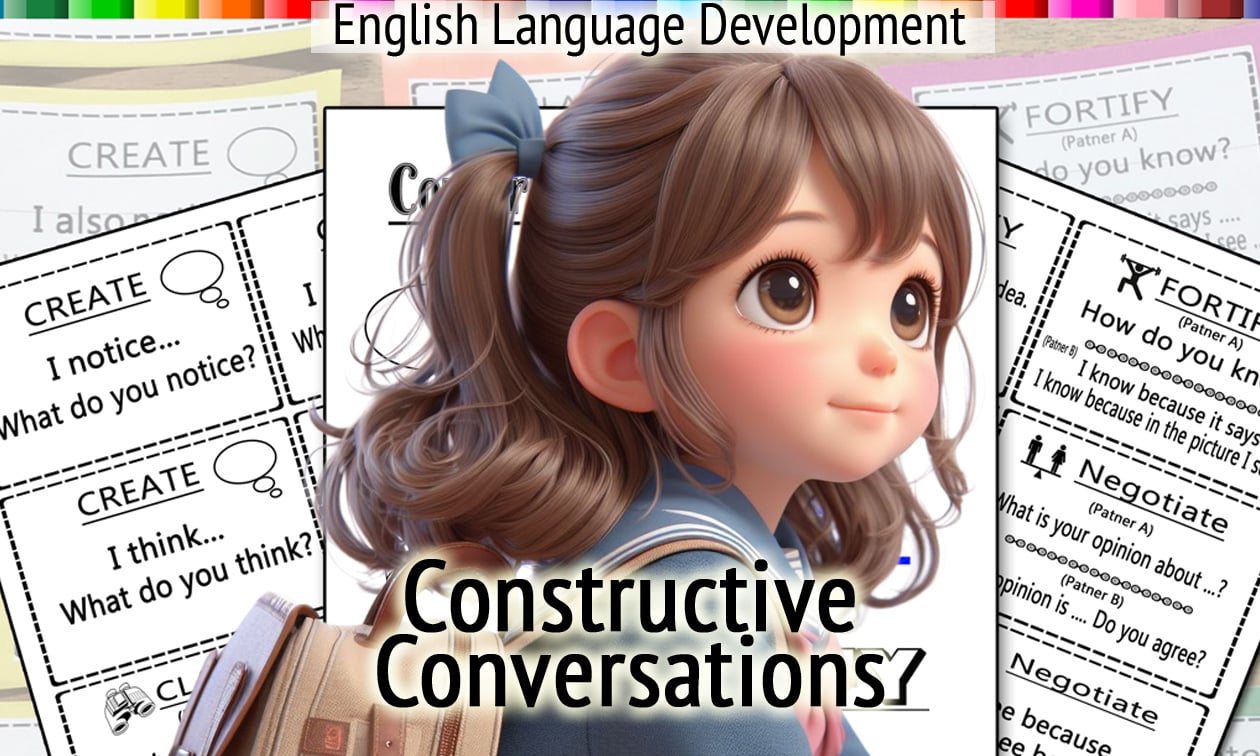 How to Use ELD Constructive Conversation Sentence Starters to Support English Learners in Academic Discussions