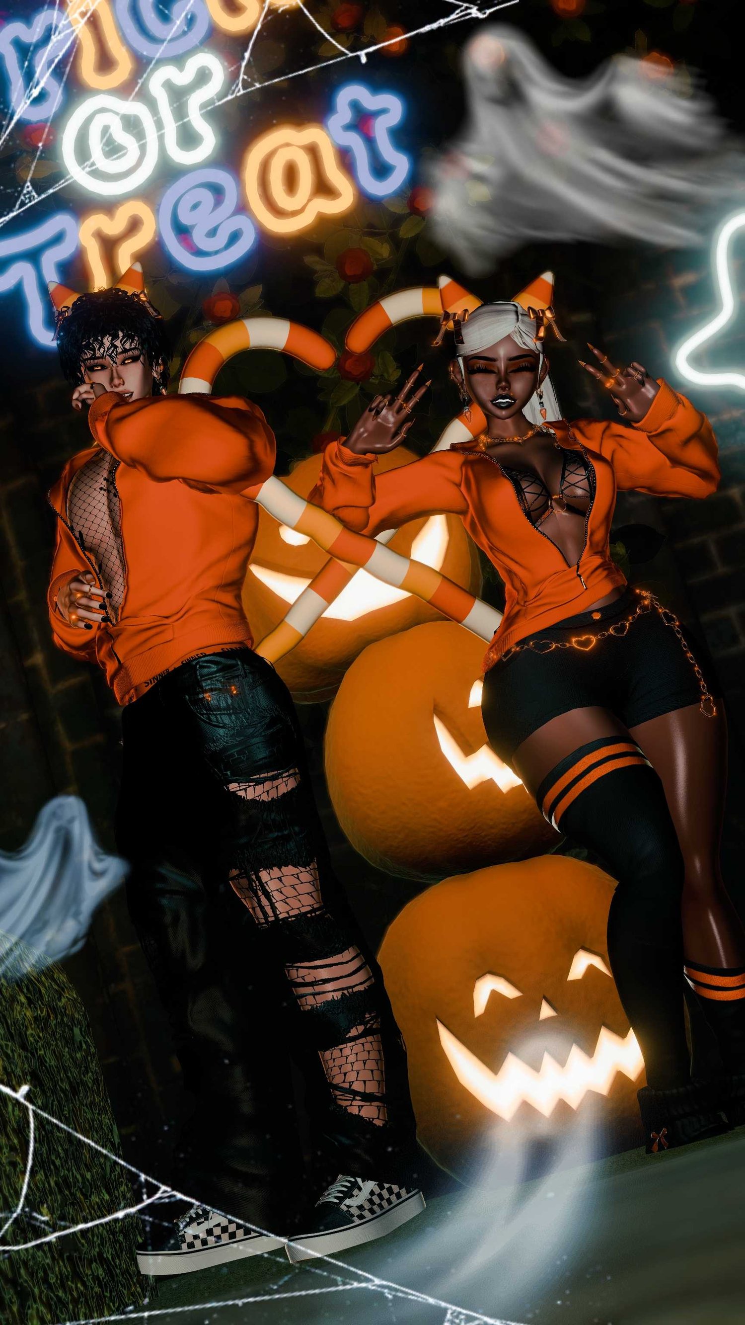 vrchat iceqae halloween avatar