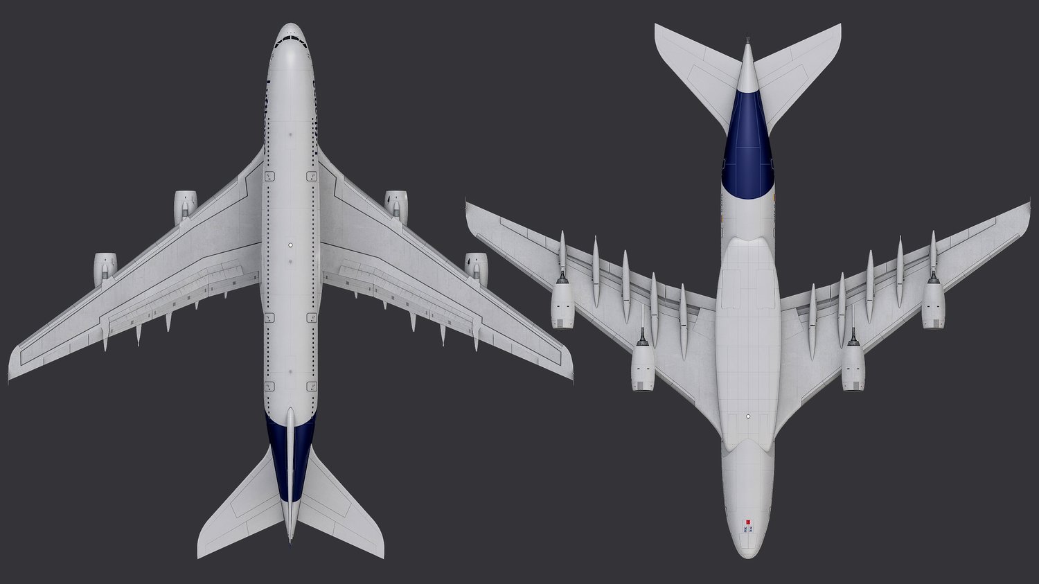 www.3dgtx.com - Animated Airbus A380-800 Airliner 1 - Lufthansa - Highpoly - Image 9