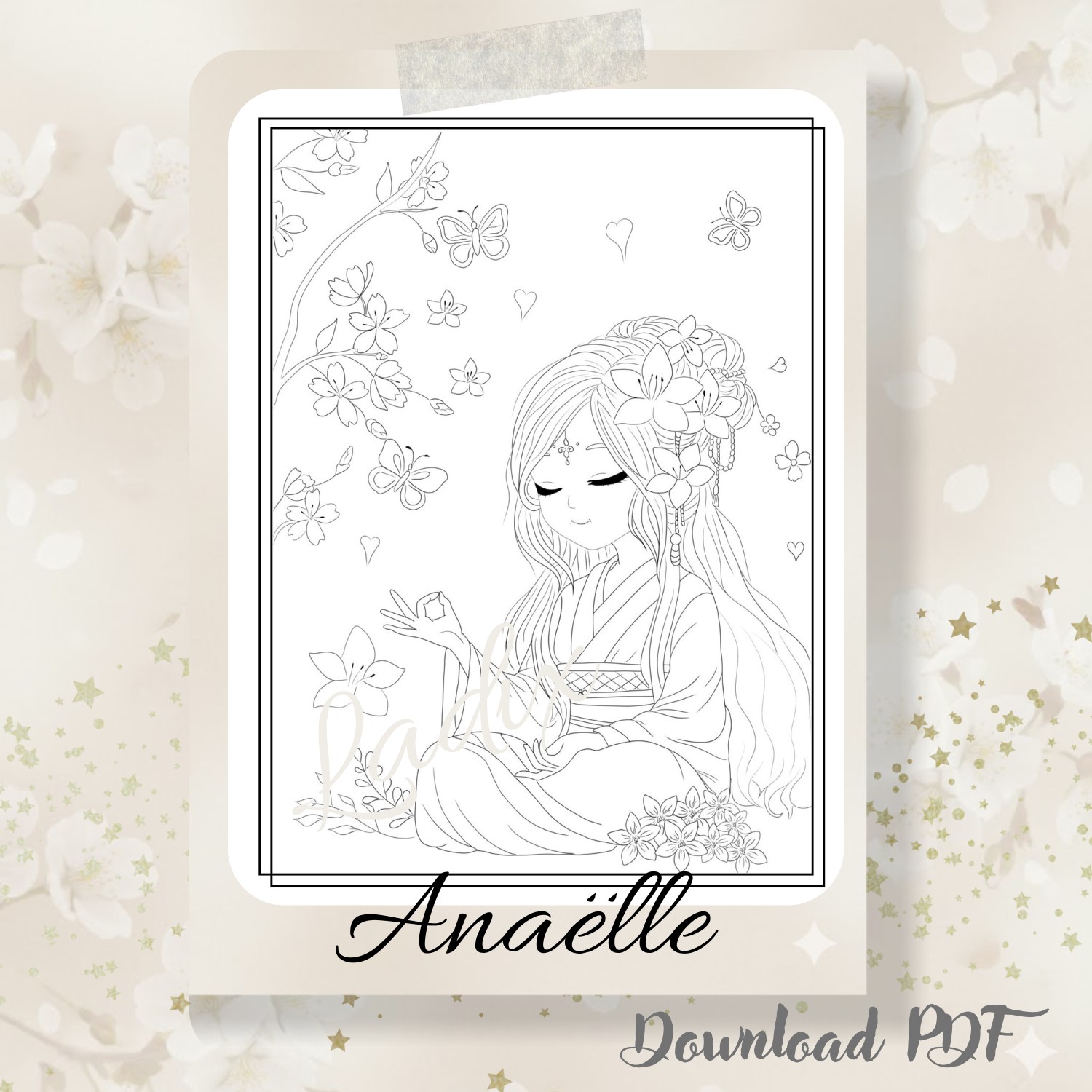 coloriage pdf zen anti stress