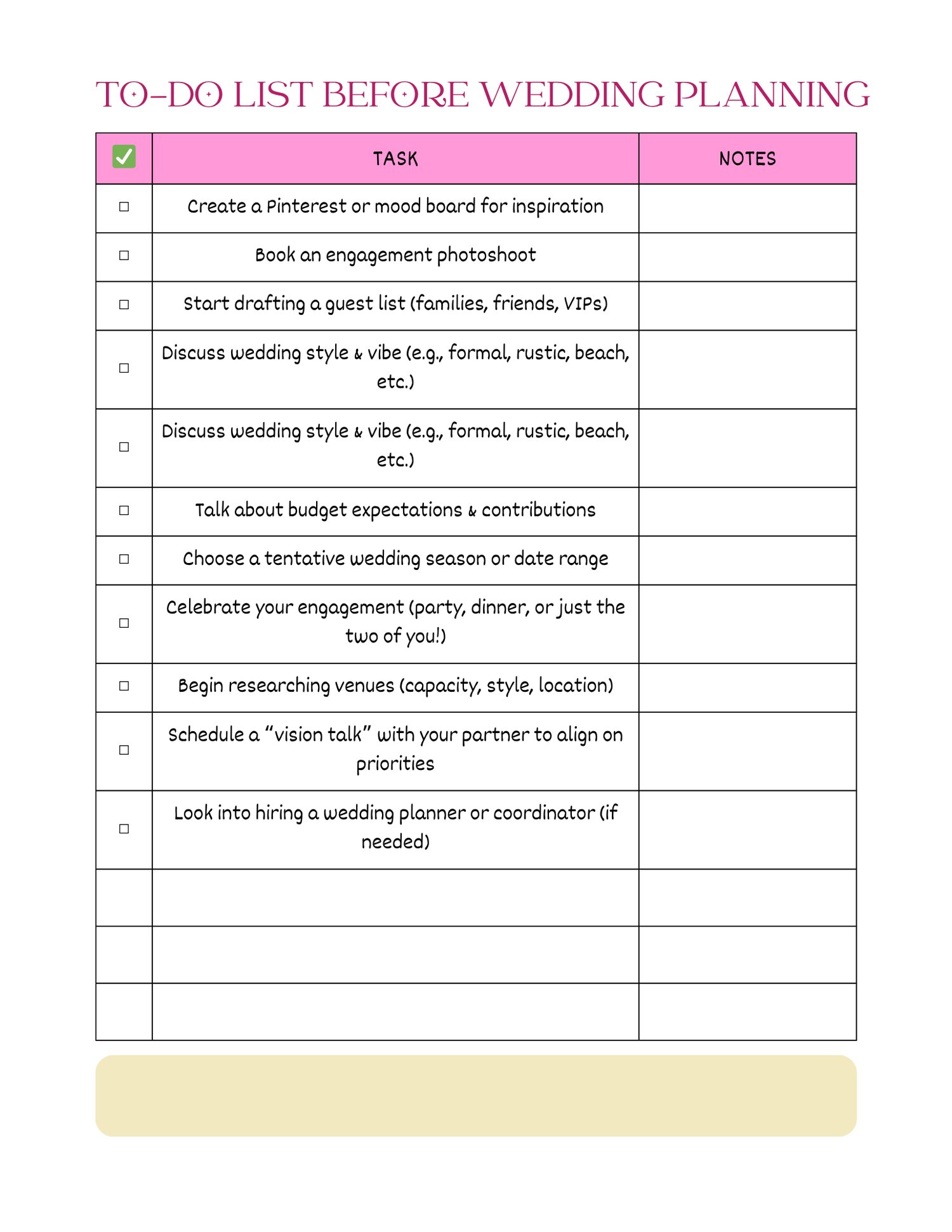 2026 Engagement Planner