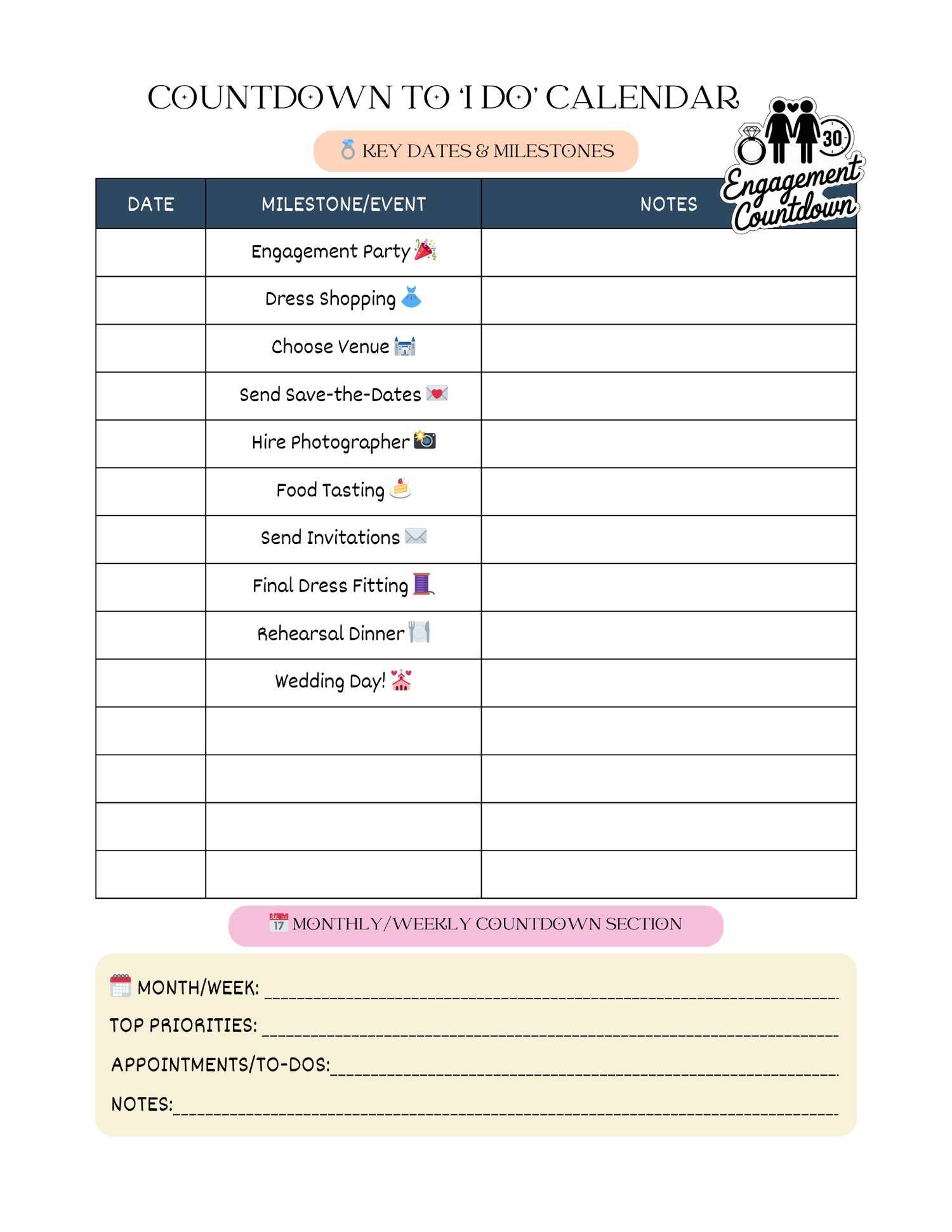2026 Engagement Planner