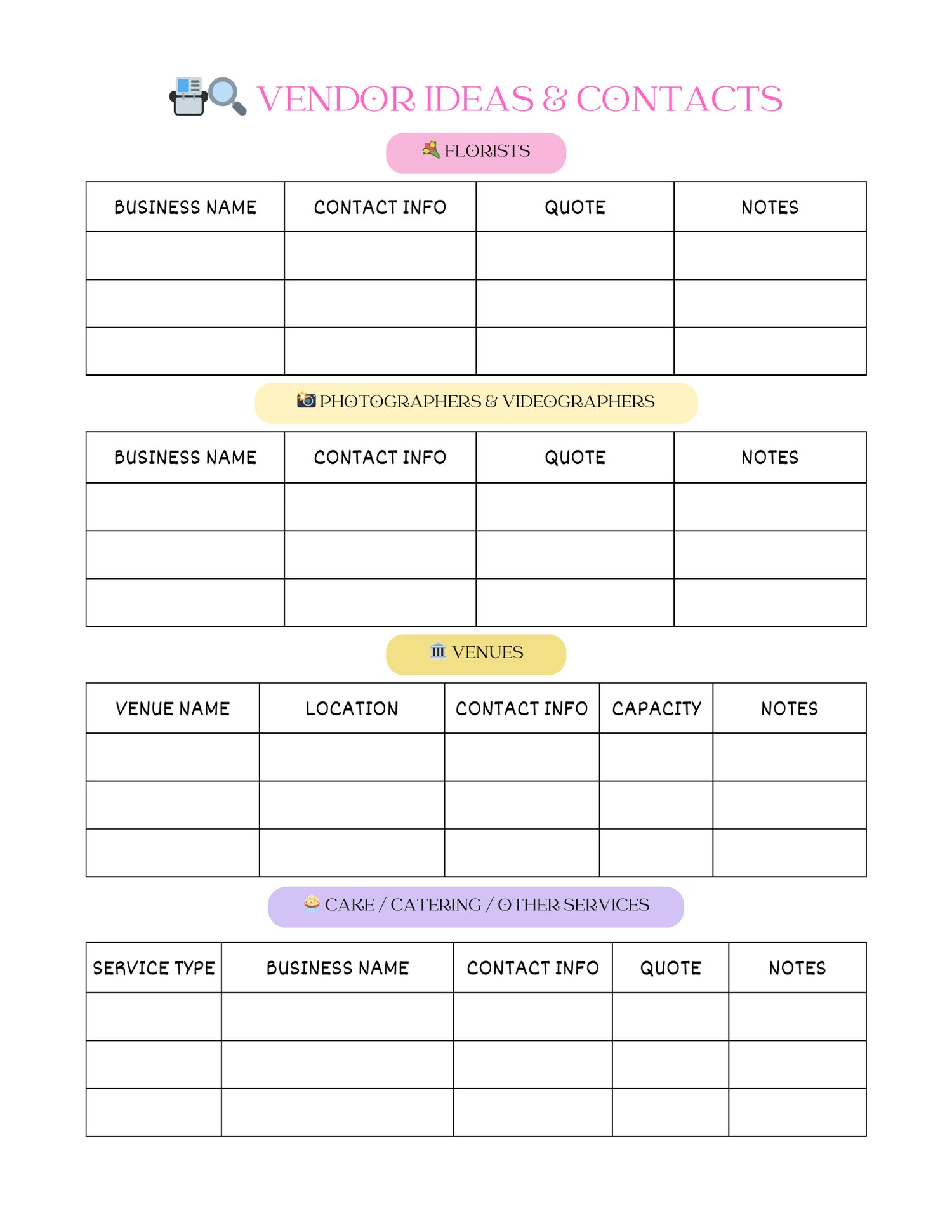 2026 Engagement Planner