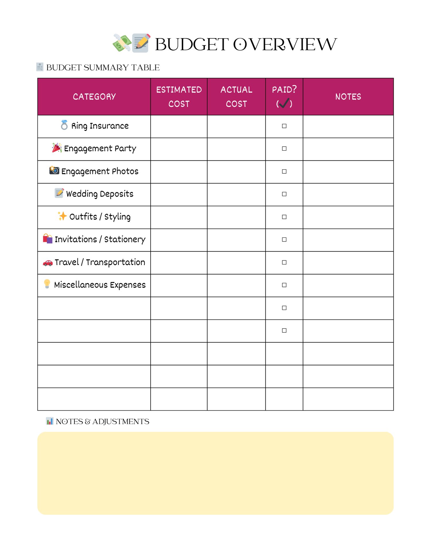 2026 Engagement Planner