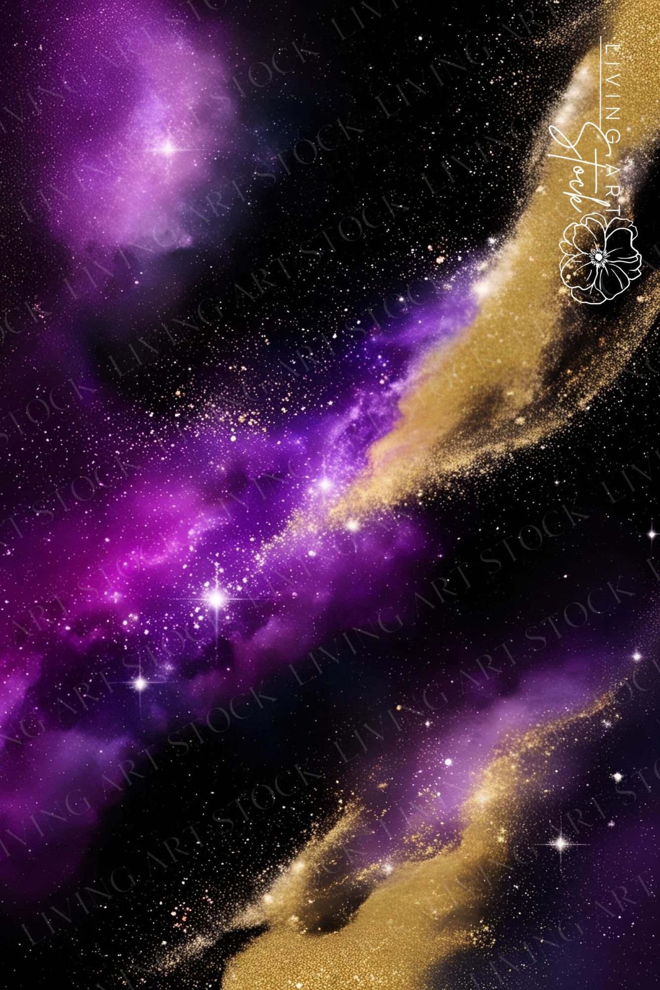 Purple galaxy wallpaper Background
