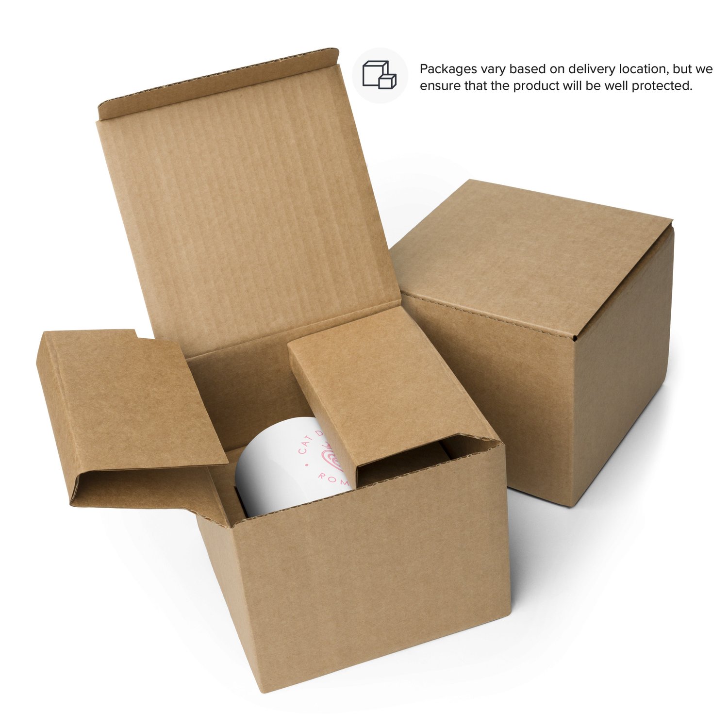 Packaging for author Cat Darling branded mug