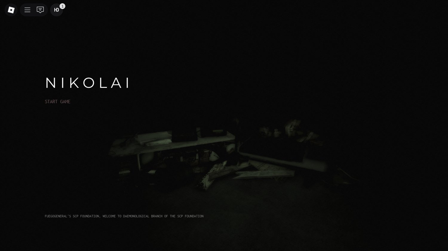 Roblox Nikolai SCP facility map