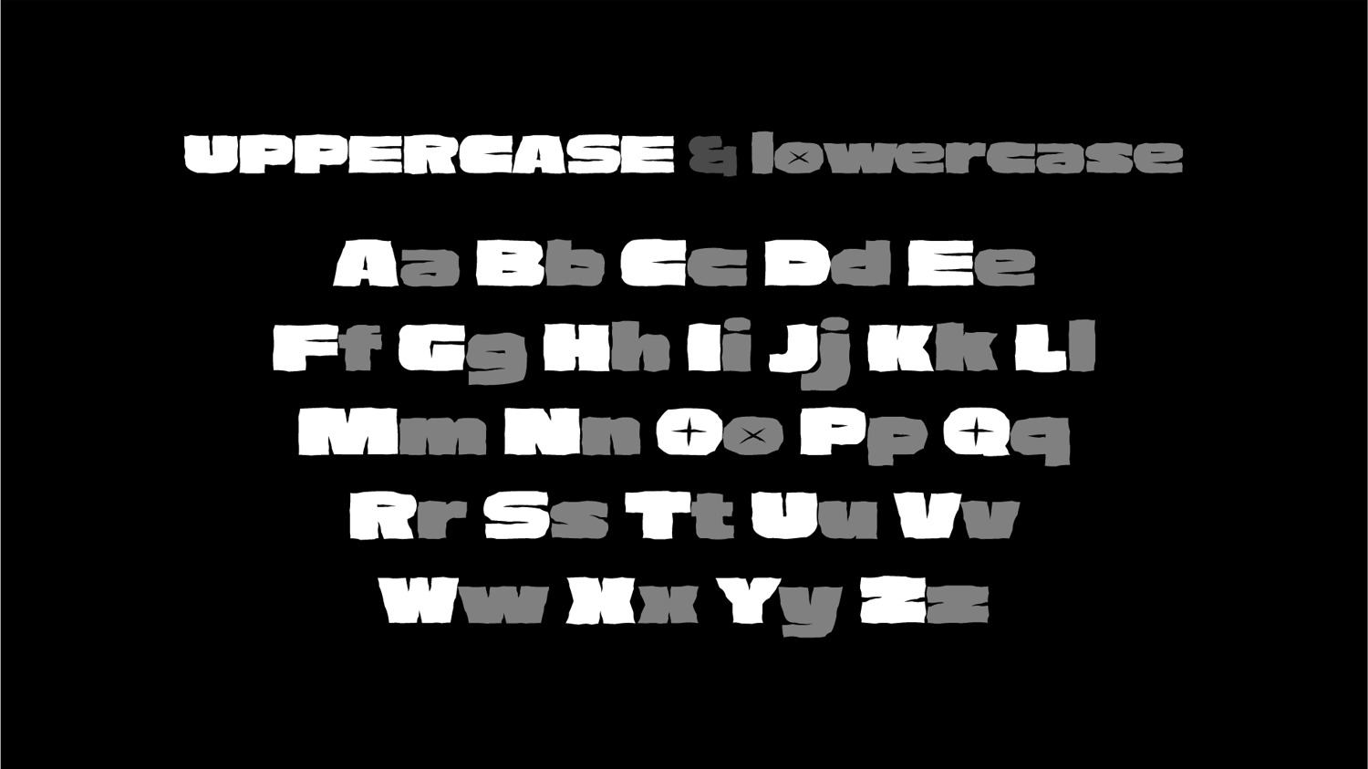 Legion Blaze Font uppercase and lowercase letters – bold sans serif alphabet in modern display style.