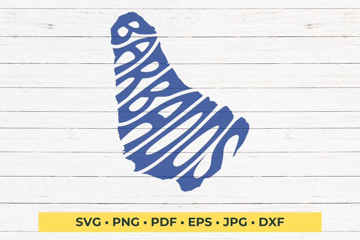 This design features the word Barbados seamlessly integrated into the country's silhouette, perfect for anyone who loves this Caribbean paradise.