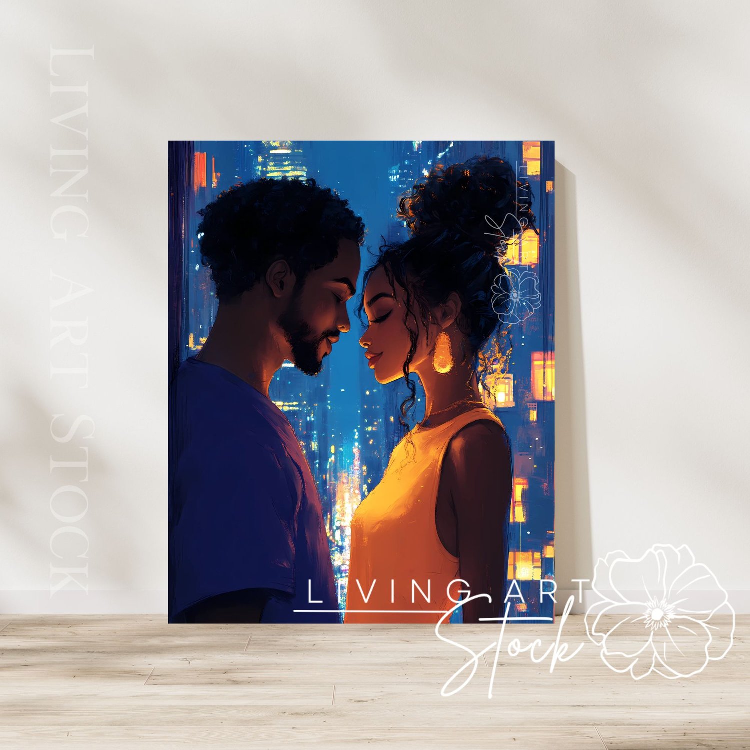 Black Love wall art Illustration