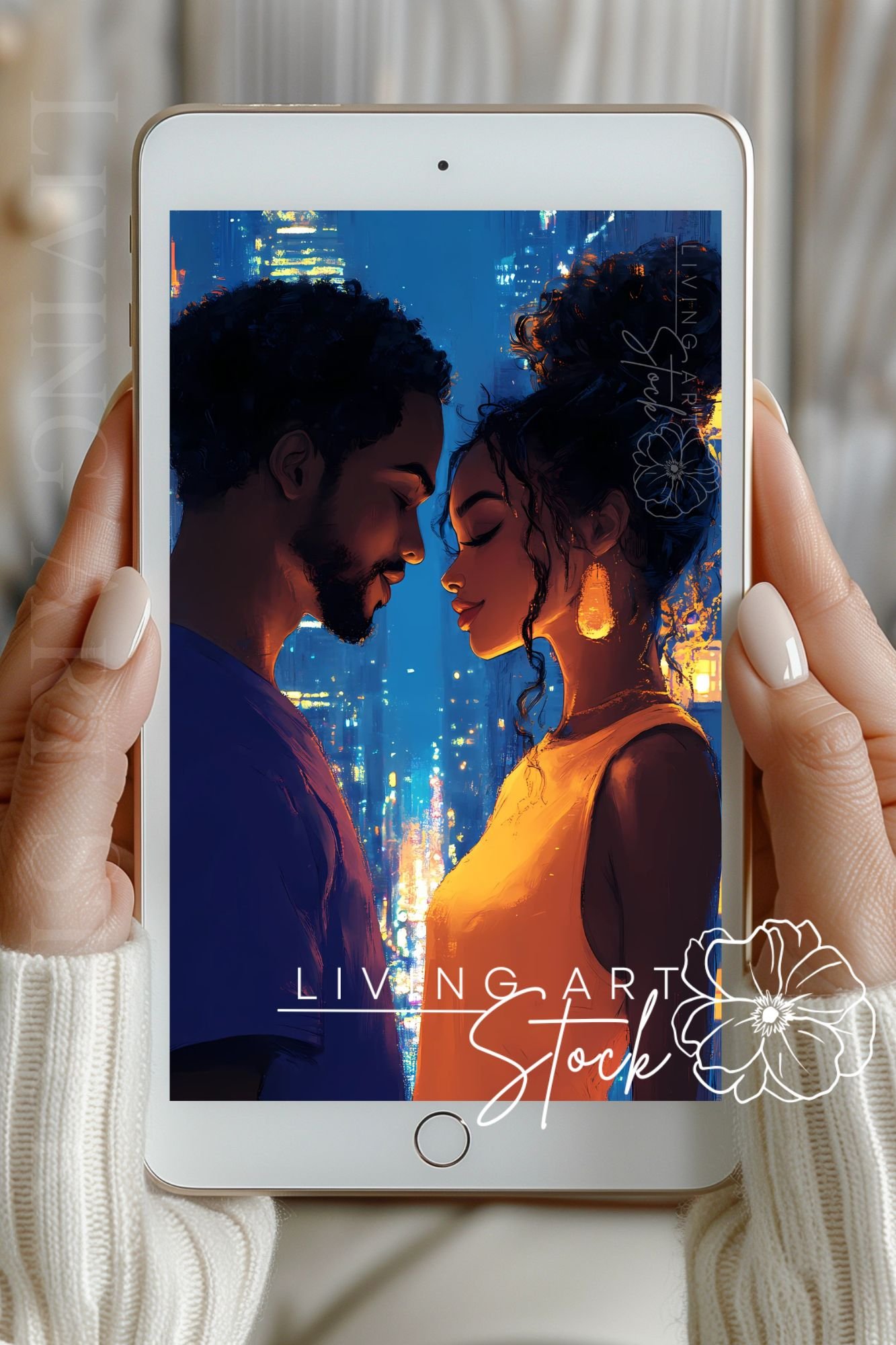 Black Love book cover art Illustration