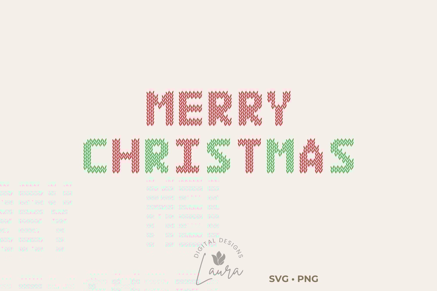 This listing features the words Merry Christmas.