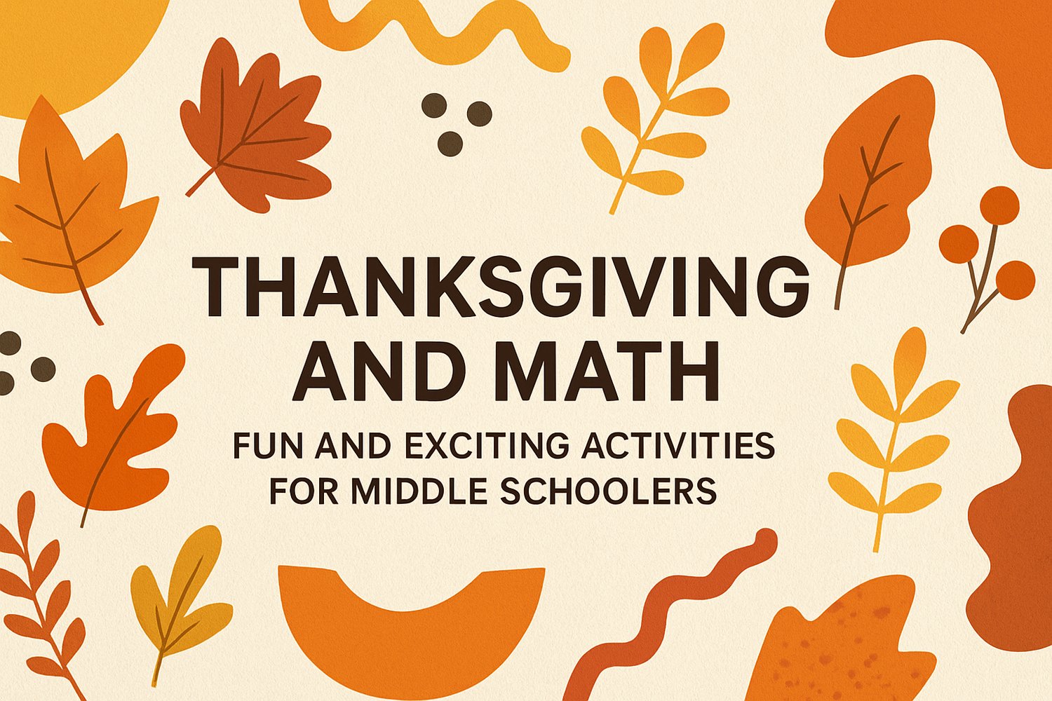Thanksgiving math