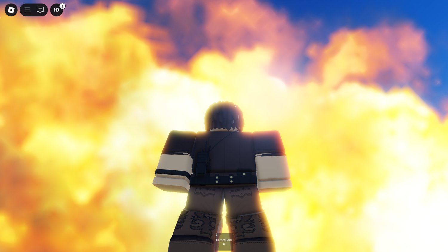 Roblox carpet bombing system with cinematic effects