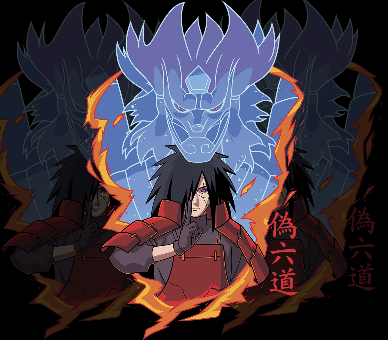 DESIGN ANIME NARUTO - Madara