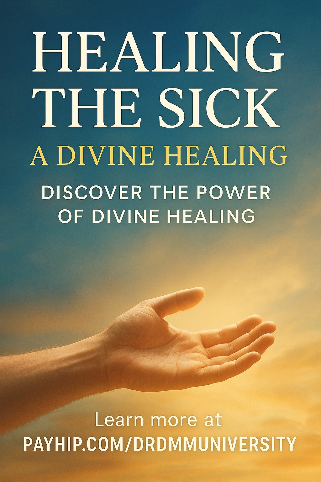 Healing the Sick: A Divine Healing – Discover the Power of Faith and Prayer  Experience the supernatural power of divine healing through faith, prayer, and God’s Word. This inspiring message reveals how to heal the sick, walk in divine health, and apply t