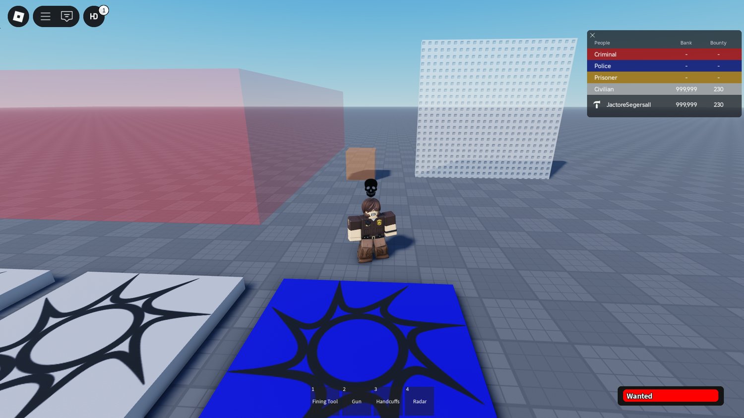 Roblox restricted zone for fugitive captures