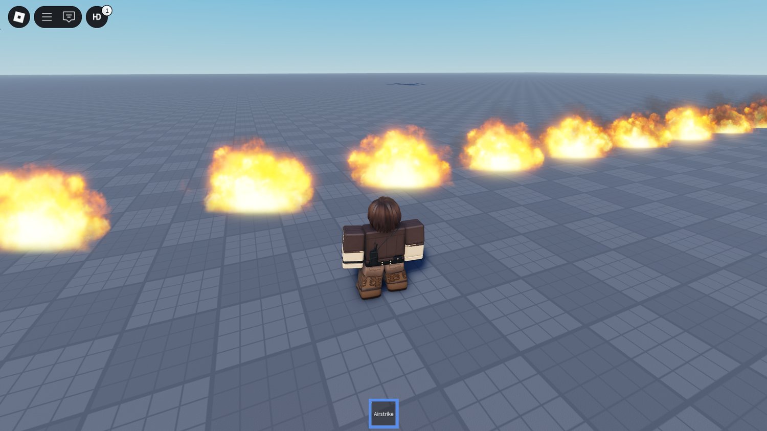 Roblox airstrike system aerial bombardment gameplay