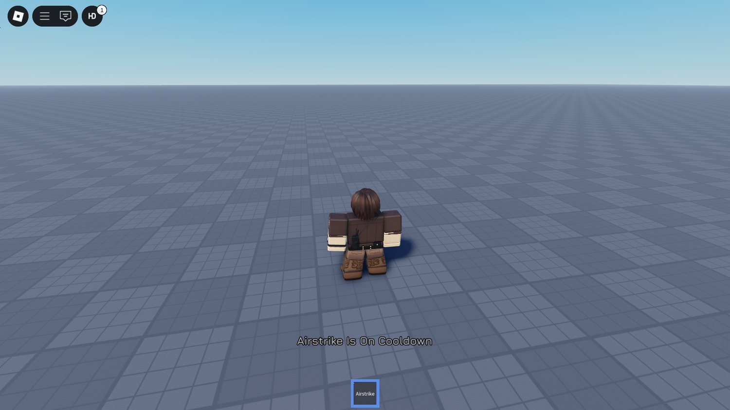 Military Roblox map featuring realistic airstrike system