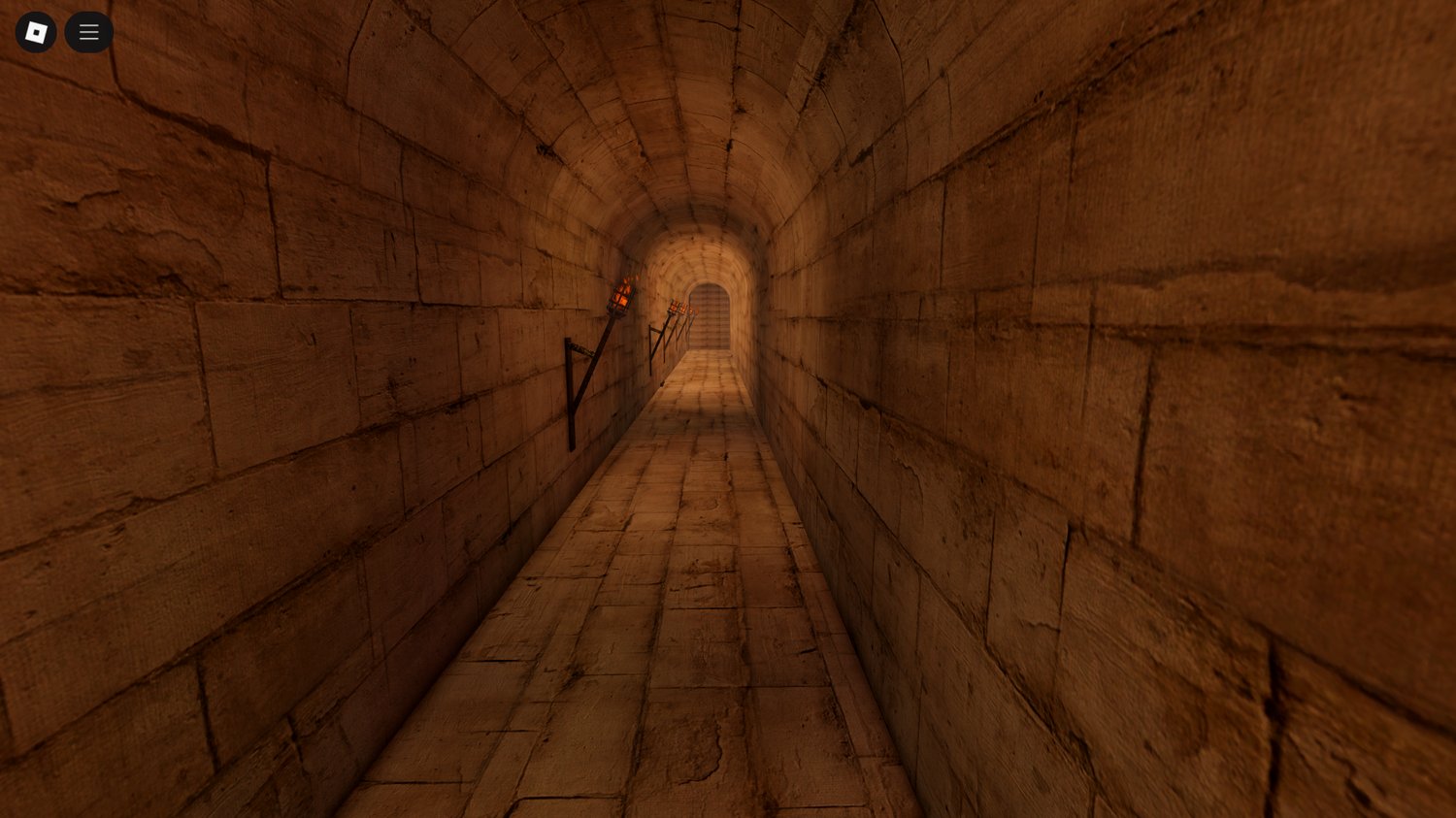 Medieval interior halls and walls of Helms Deep