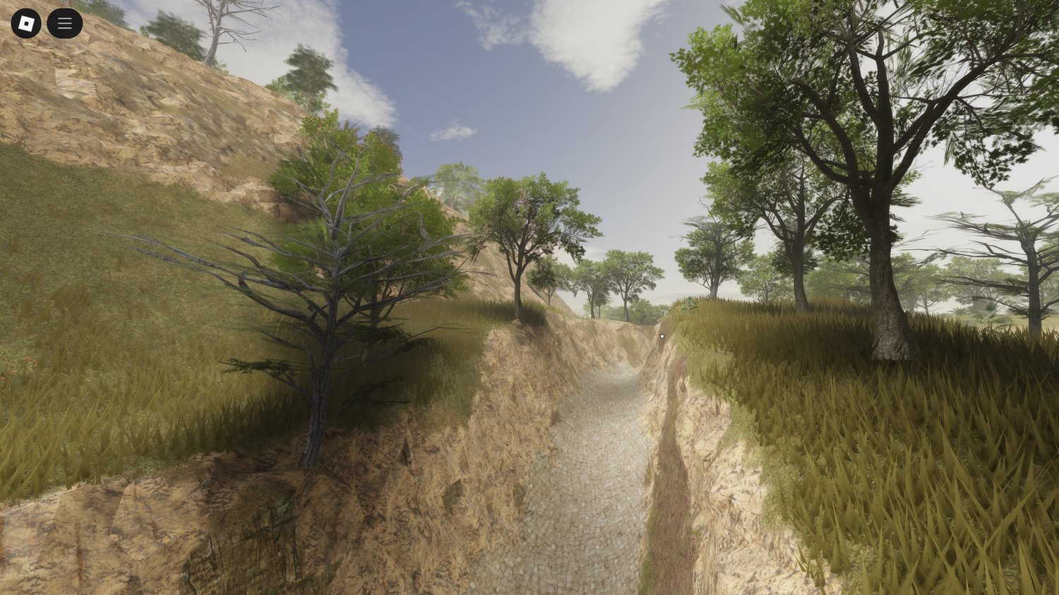 Thermopylae map terrain with cliffs and narrow paths