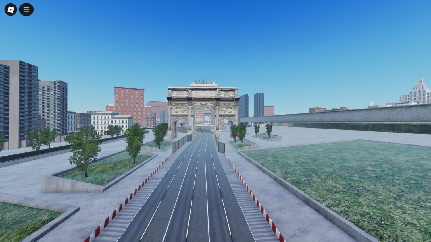 Roblox Paris city racing circuit map
