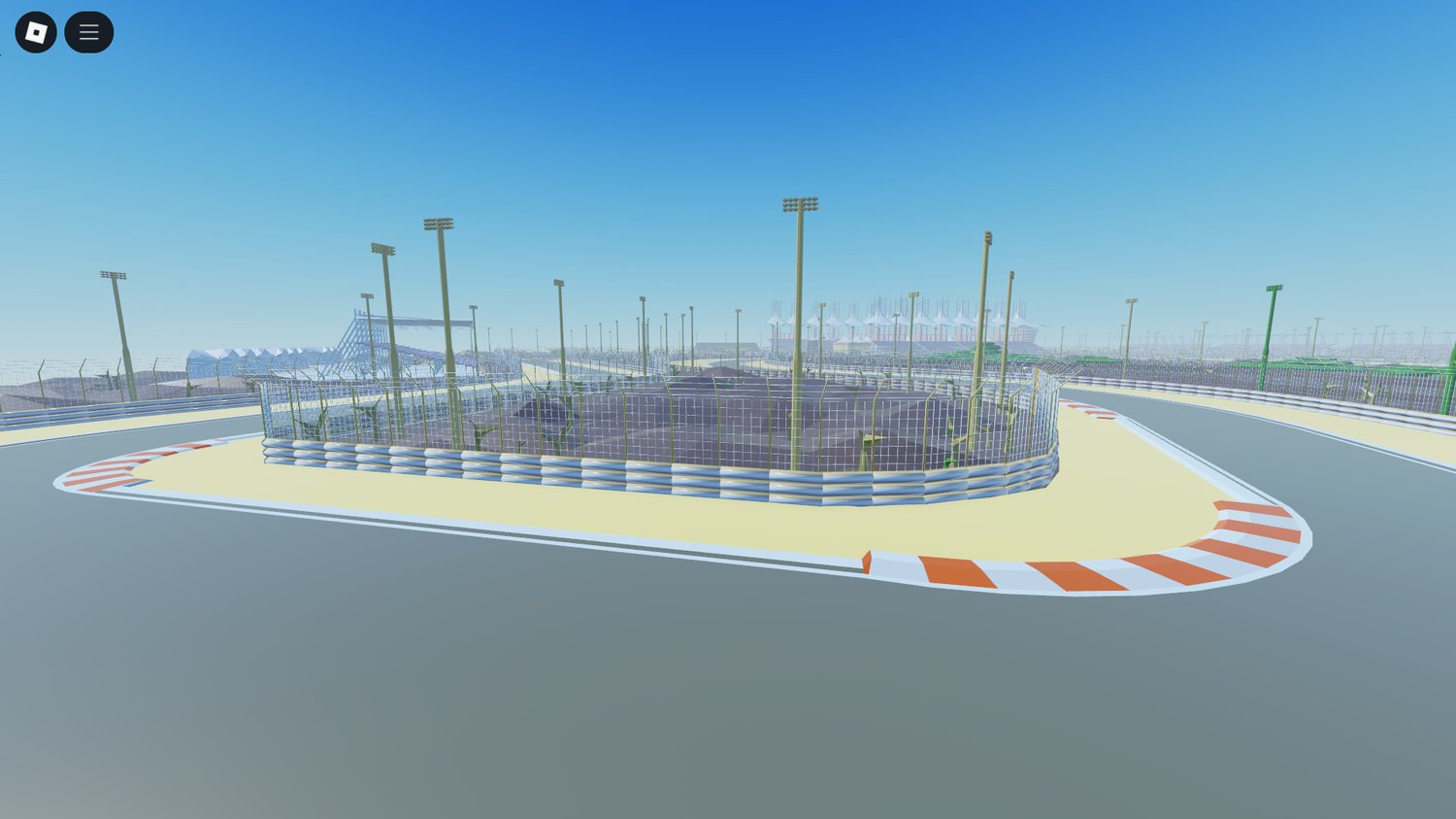 Roblox Formula-style track with smooth performance