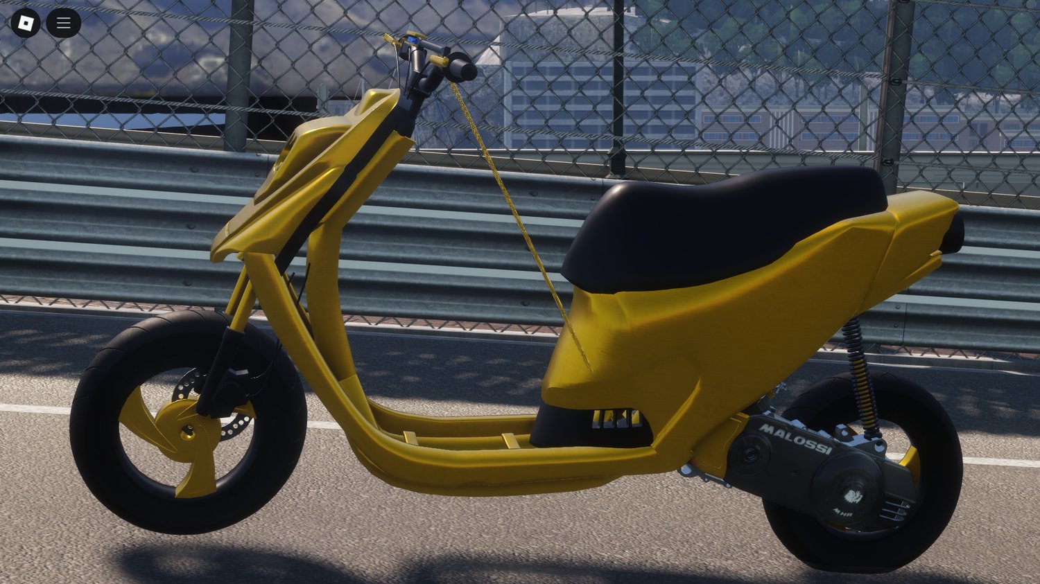 Smooth-handling functional scooter in Roblox