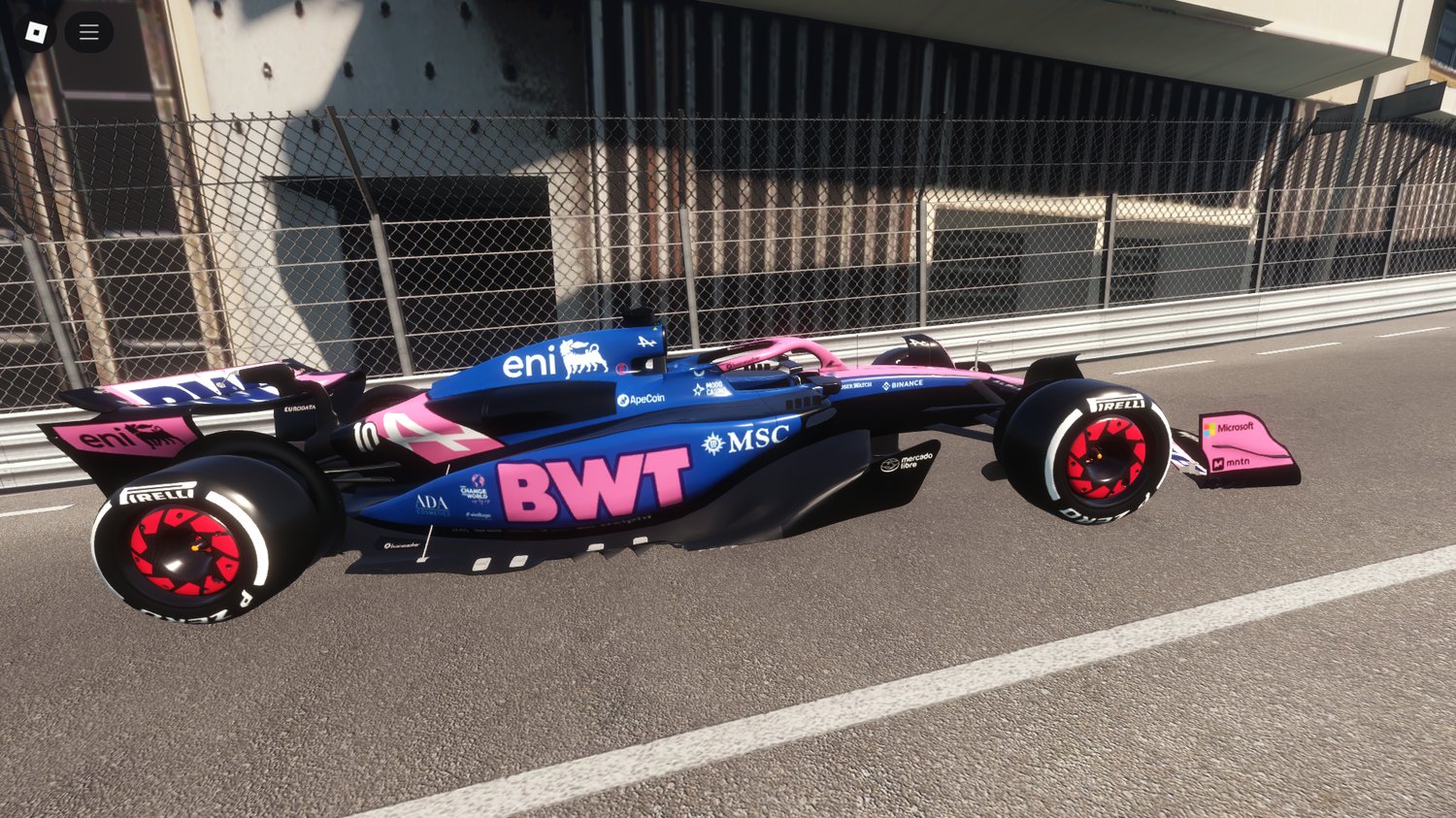 Smooth-handling next-gen F1 car for Roblox circuits