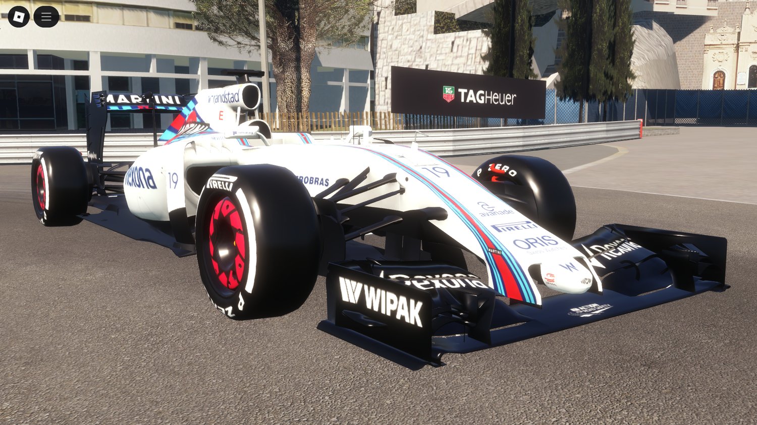 Fully driveable Williams FW38B 2016 F1 car in Roblox