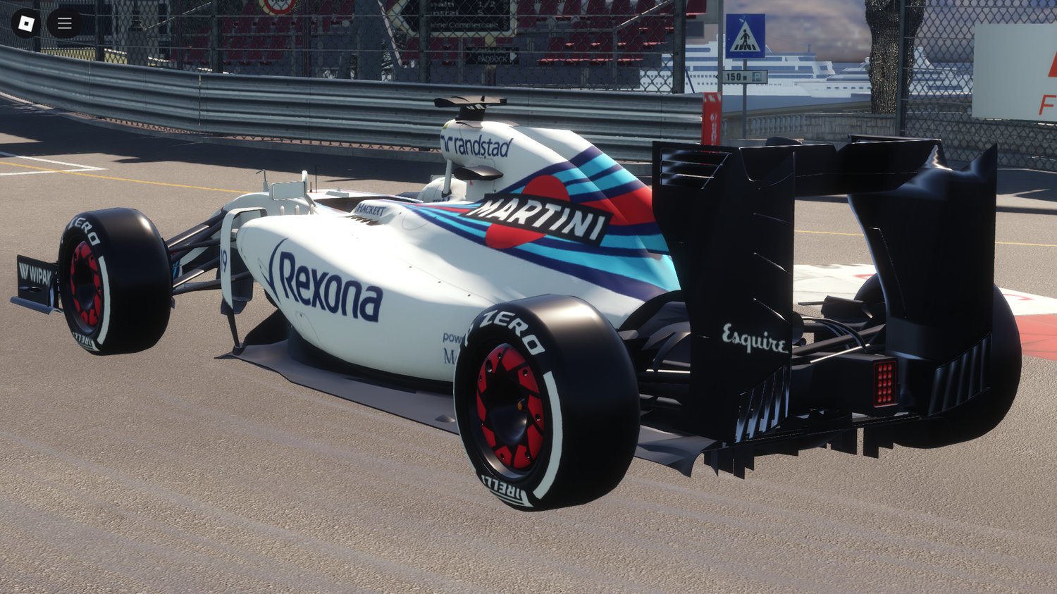 Performance-tuned Williams FW38B model for Roblox circuits