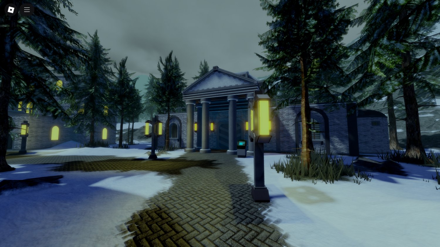 Roblox robbable bank building in Mandalorian map.