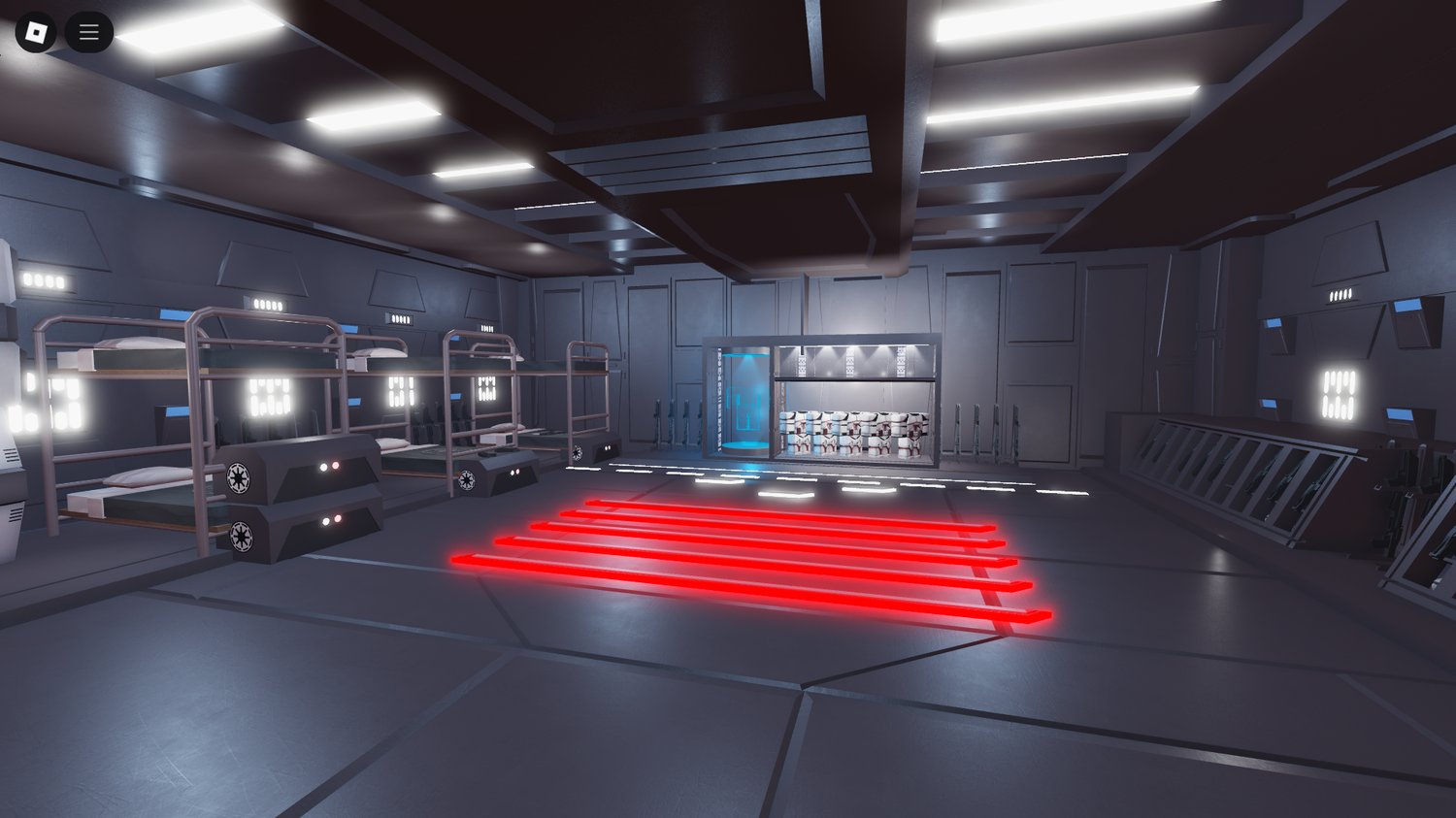 Open plains region for group combat in Roblox map