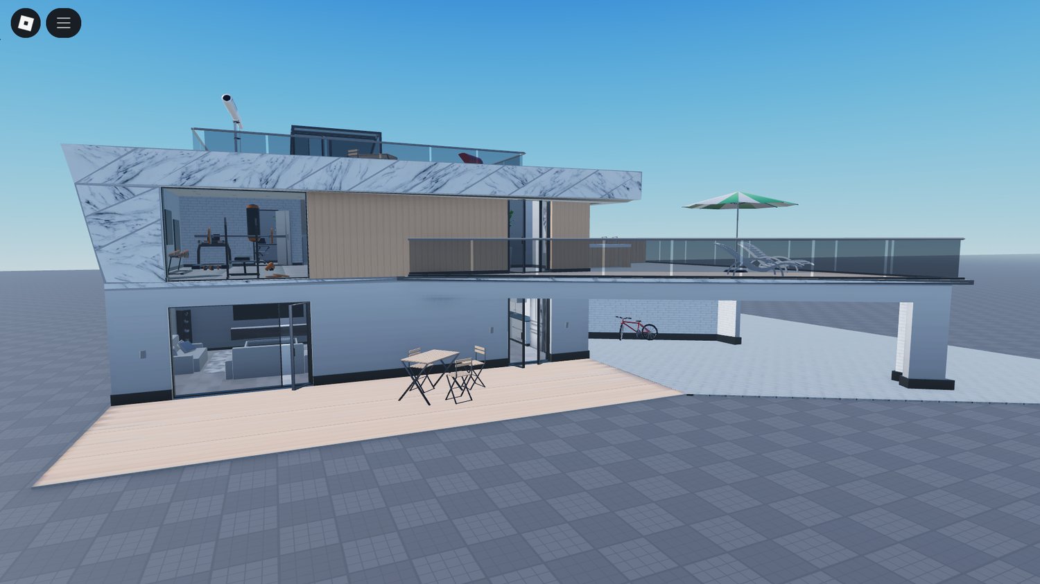 Roblox luxury bachelor house exterior